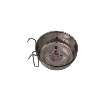 Comedouro para pássaro aço inox - 0,84l Comedouro para pássaro aço inox - 0,84l