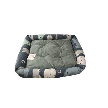 Cama Almofada Quadrada Pequena - Animais Cama Almofada Quadrada Pequena - Animais