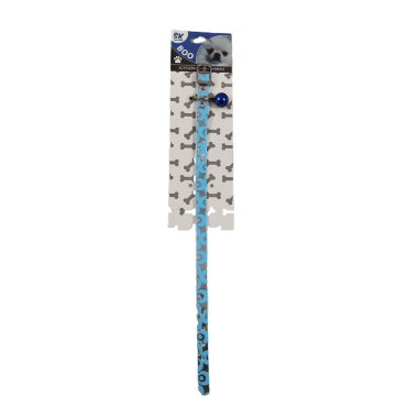Coleira Brilhante com Guizo - Azul Coleira Brilhante com Guizo - Azul