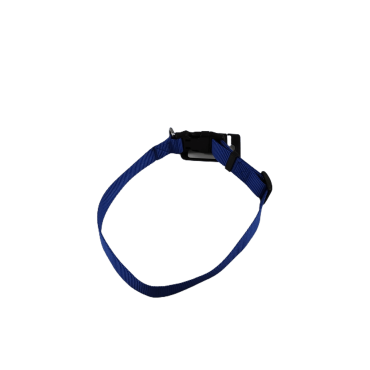 Coleira grande nylon - Azul