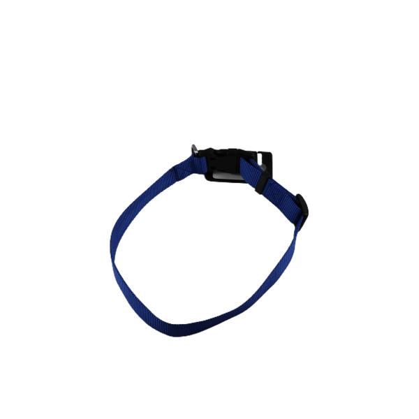 Coleira grande nylon - Azul