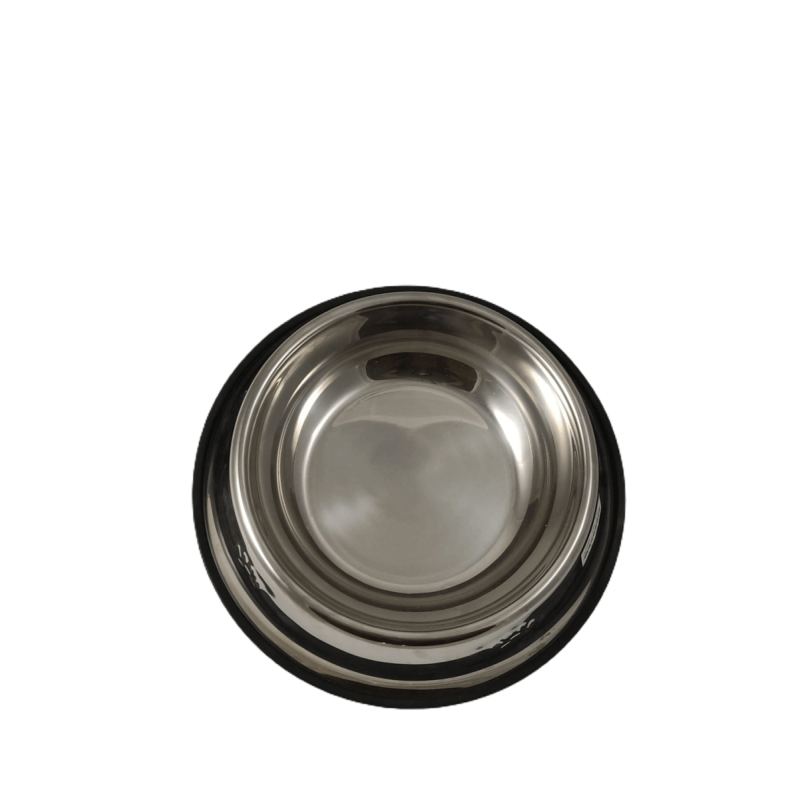 Comedouro de inox anti derrapante grande liso Comedouro de inox anti derrapante grande liso