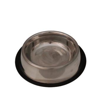 Comedouro para animais inox anti-derrapante pequeno