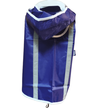 Roupa Animal - Impermeável com Riscas Refletoras - 35 cm Roupa Animal - Impermeável com Riscas Refletoras - 35 cm