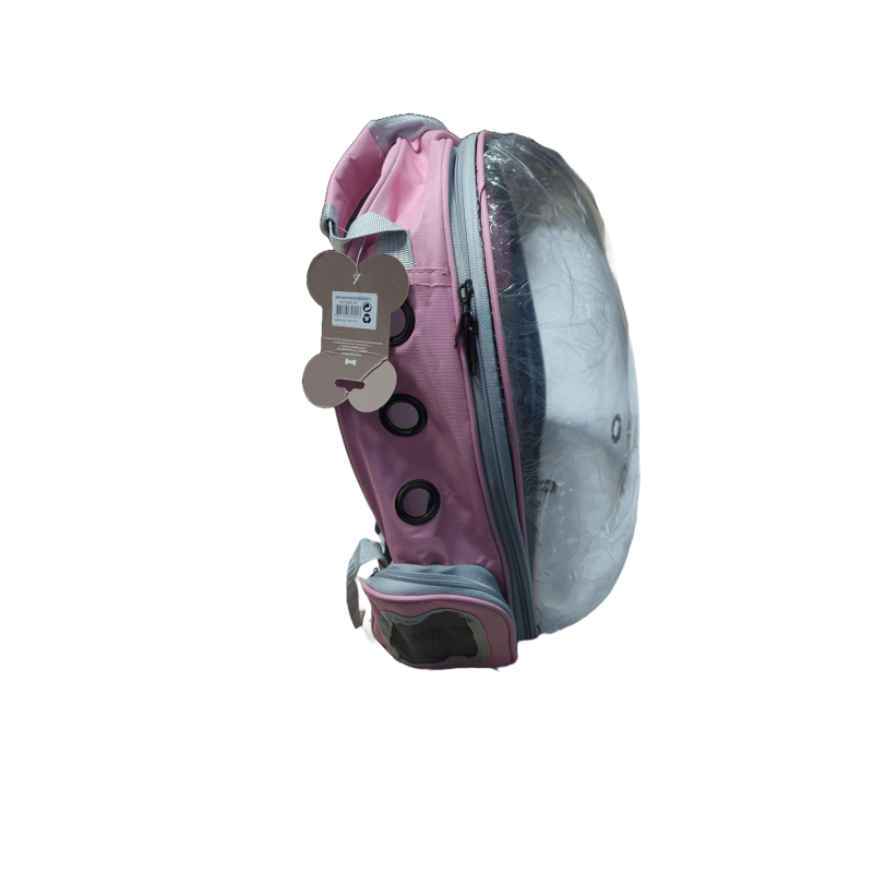 Mochila para Transporte de Animais Transparente - Rosa Mochila para Transporte de Animais Transparente - Rosa