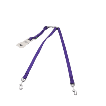 Trela Dupla Nylon - Roxo Trela Dupla Nylon - Roxo