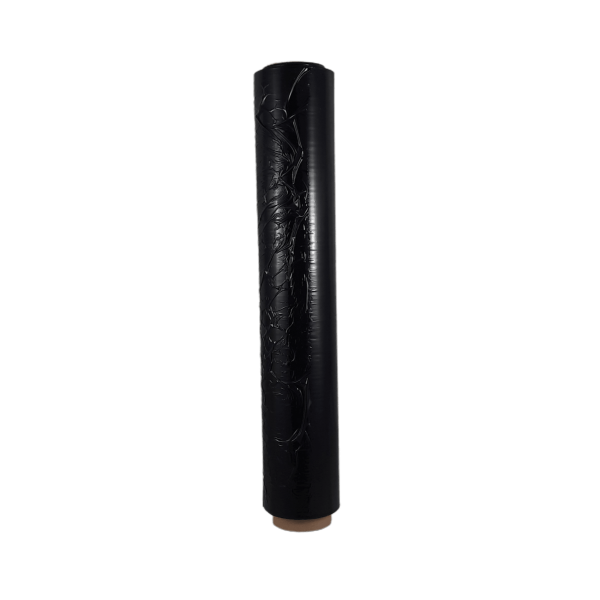 Rolo de Filme Estirável Preto Manual – 49 cm