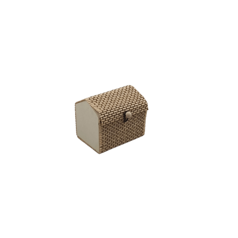 Caixa de Bambu em Forma de Casa M – 9 × 7 × 8 cm Caixa de Bambu em Forma de Casa M – 9 × 7 × 8 cm