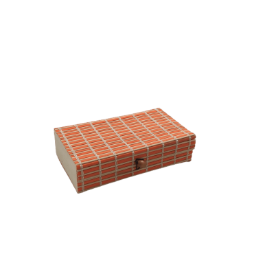 Caixa de Bambu Retangular Média – 19 × 10,5 × 4,5 cm