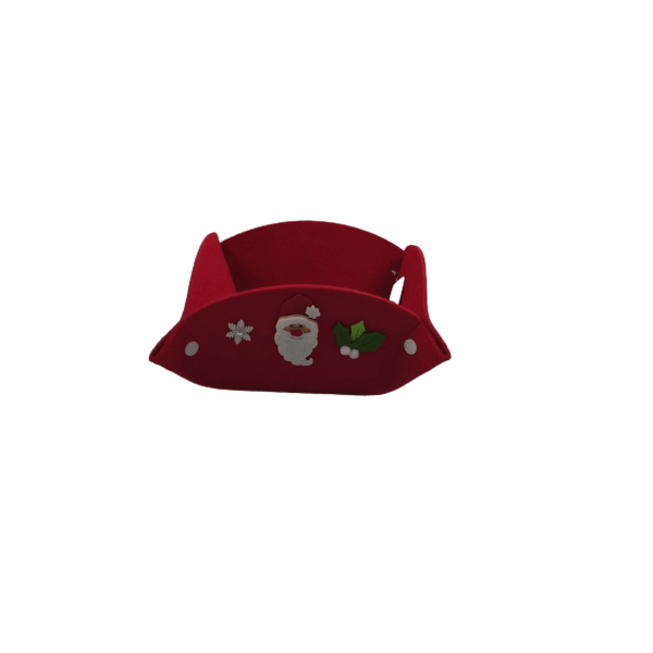Base ou Cesta de Natal – Pai Natal ou Boneco de Neve