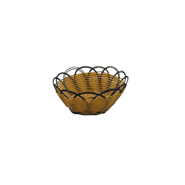 Cesta Plástica Redonda – 17 × 8 cm