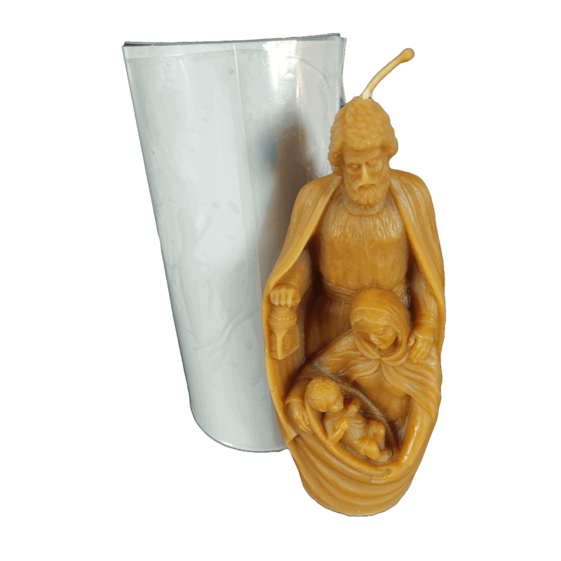 Molde para Fazer Figura ou Vela Sagrada Família — 20 cm Molde para Fazer Figura ou Vela Sagrada Família — 20 cm