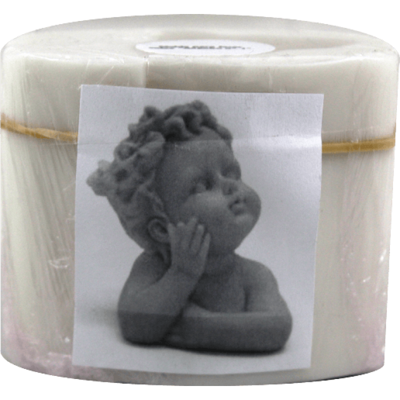 Molde para Fazer Vela Busto de Anjo n.º 1 Molde para Fazer Vela Busto de Anjo n.º 1