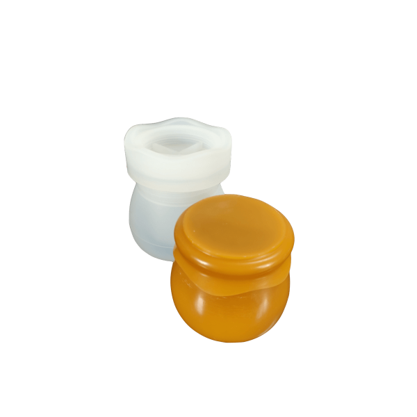 Molde para Fazer Pote em Cera de Abelha com Tampa