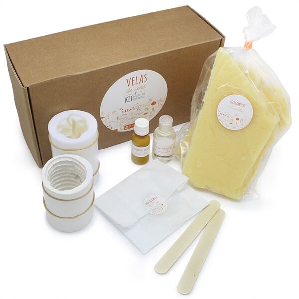 Kit DIY Completo para Fazer Velas de Cera Natural
