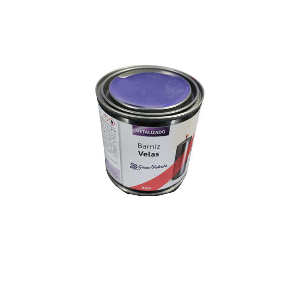 Verniz Metalizado Vermelho para Velas – 250 ml