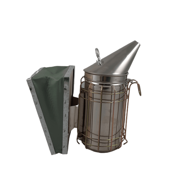 Fumigador Médio em Inox para Apicultura – Depósito 180 mm