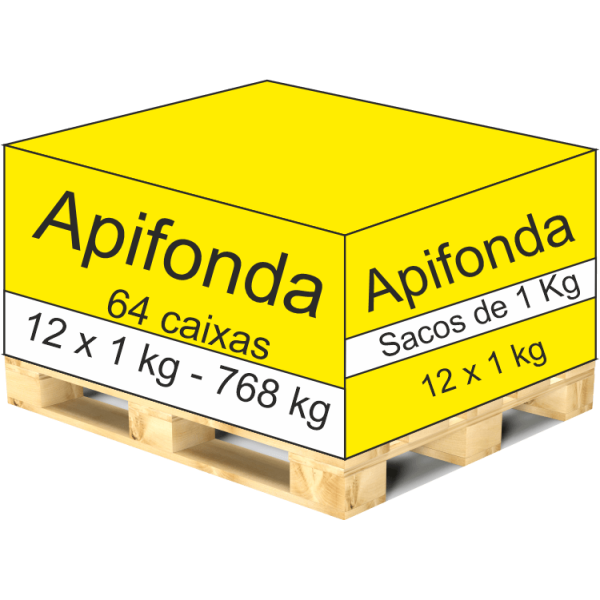 Apifonda – Palete de 64 Caixas de 12 x 1 kg – 768 kg