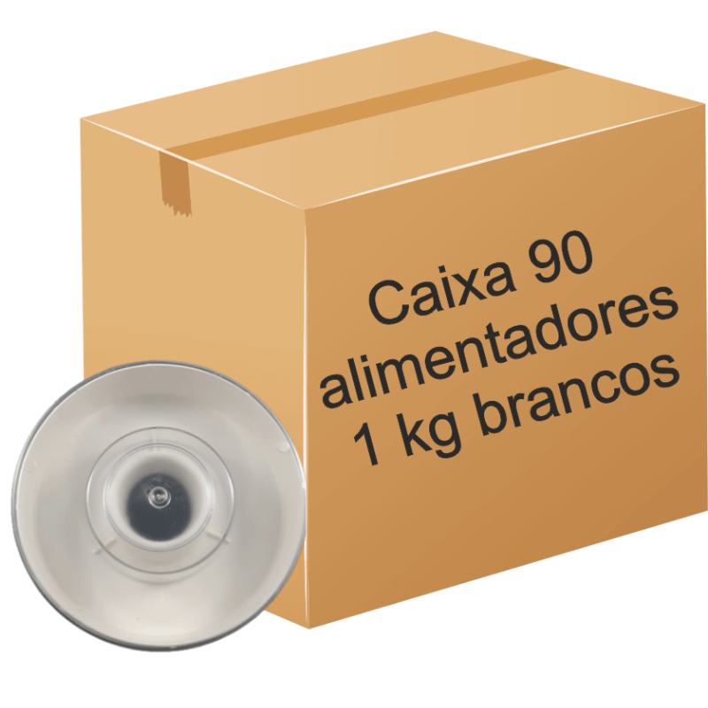 Caixa de 90 Alimentadores Brancos para Abelhas – 1 kg Caixa de 90 Alimentadores Brancos para Abelhas – 1 kg