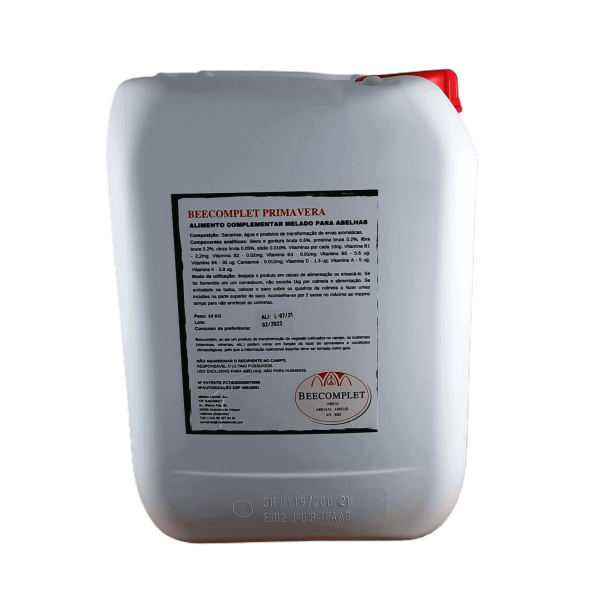 Beecomplet Primavera – Alimento Líquido Estimulante para Abelhas – Garrafão de 14 kg