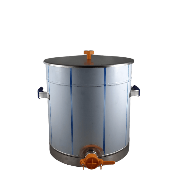 Bidão em Aço Inox para Mel 50 kg com Torneira