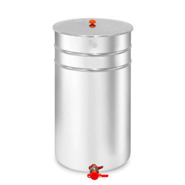 Bidão em Aço Inox para Mel 500 kg com Torneira 1½" Bidão em Aço Inox para Mel 500 kg com Torneira 1½"