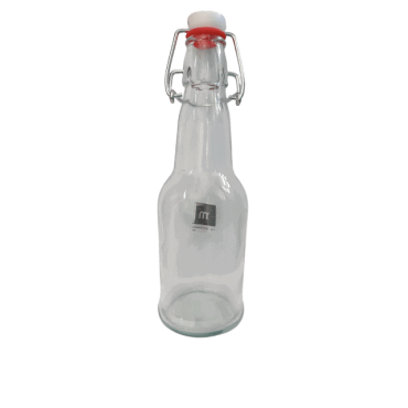 Garrafa de Vidro 250 ml com Tampa Hermética Garrafa de Vidro 250 ml com Tampa Hermética