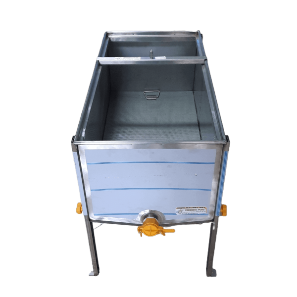 Tina de Desopercular em Inox para Quadros Langstroth – 1000 × 510 × 395 mm