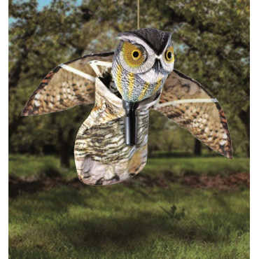 Bufo Voador Espanta-Aves com Asas Móveis Bufo Voador Espanta-Aves com Asas Móveis