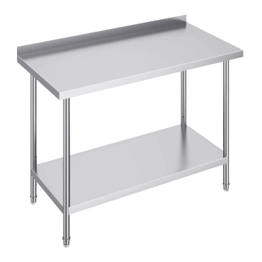 Mesa de Trabalho em Inox – Bancada 61 × 122 × 91 cm Mesa de Trabalho em Inox – Bancada 61 × 122 × 91 cm