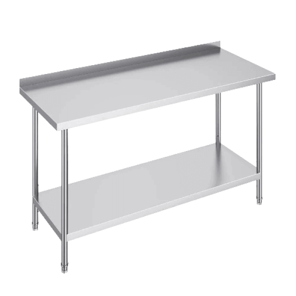 Mesa de Trabalho em Inox – Bancada 61 × 152 × 91 cm