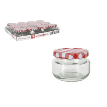 Frasco de Vidro 140 ml com Tampa