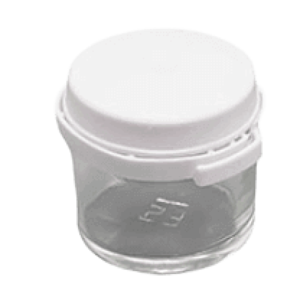 Frasco de Vidro para 10 g de Geleia Real com Tampa