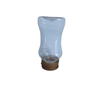 Frasco Doseador PET para Mel com Sistema Anti-Gota – 300 ml