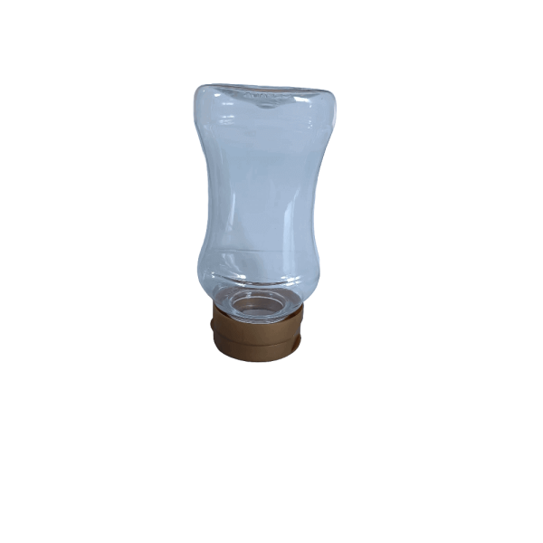 Frasco Doseador PET para Mel com Sistema Anti-Gota – 300 ml