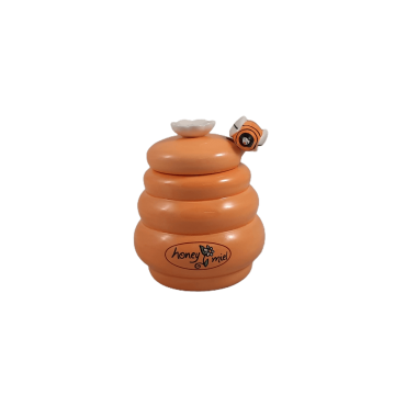 Pote Cor-de-Laranja com Colher para Mel – 350 g