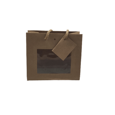Saco de Papel com Janela para Presentes