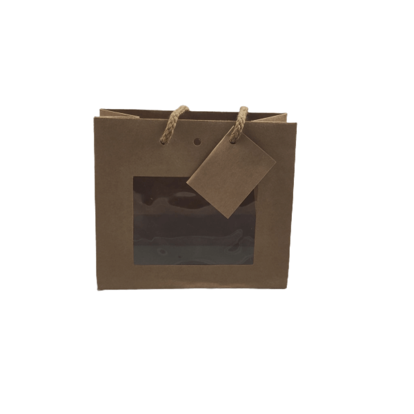 Saco de Papel com Janela para Presentes