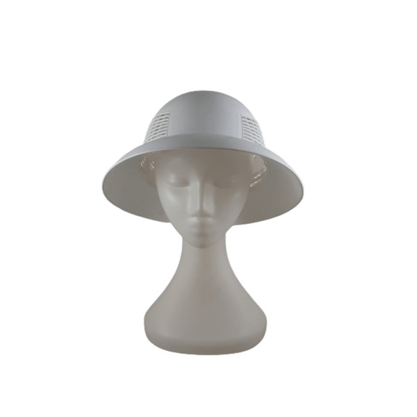 Chapéu Ventilado em Plástico para Máscara e Véu
