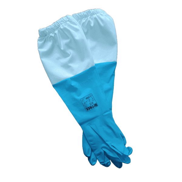 Luvas de Nitrilo Azul 612 para Apicultor