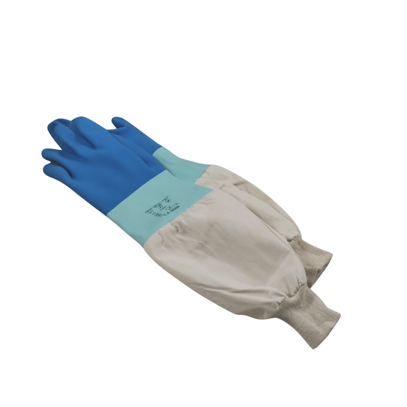 Luvas de Nitrilo Azul para Apicultor