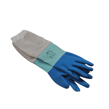 Luvas de Nitrilo Azul com Manguito Ventilado Luvas de Nitrilo Azul com Manguito Ventilado