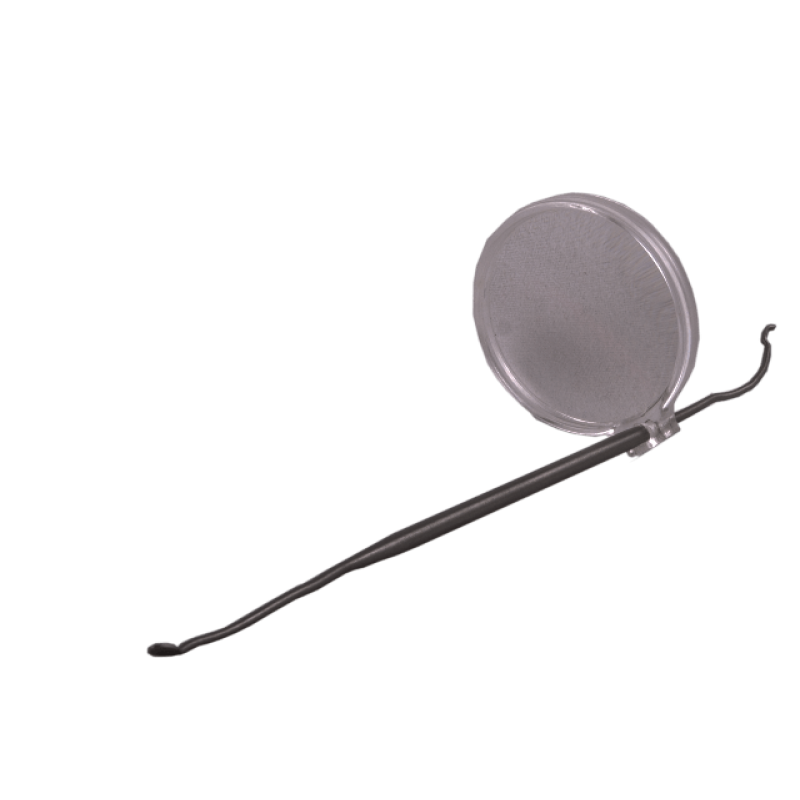 Picking Inox de Duas Pontas com Lupa para Translarve Picking Inox de Duas Pontas com Lupa para Translarve