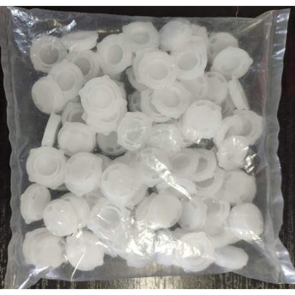 Saco de 100 Tampas para Protetores de Células Reais