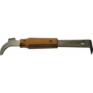 Raspador em Inox com Punho de Madeira – 25 cm