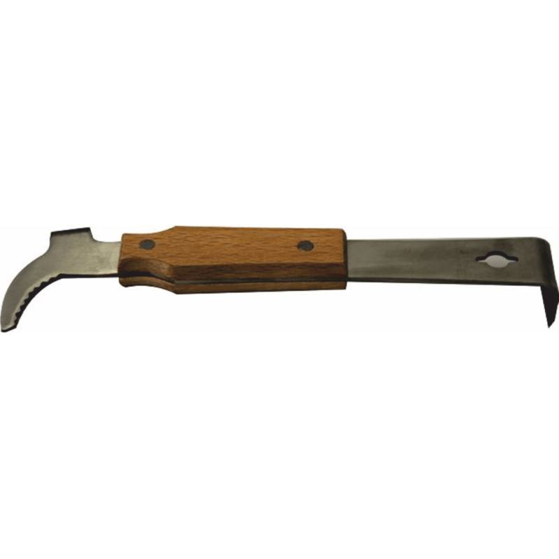 Raspador em Inox com Punho de Madeira – 25 cm