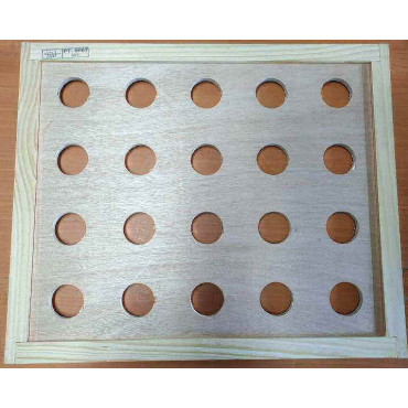 Prancheta Langstroth com 20 Furos para Produção de Favo em Frasco Prancheta Langstroth com 20 Furos para Produção de Favo em Frasco