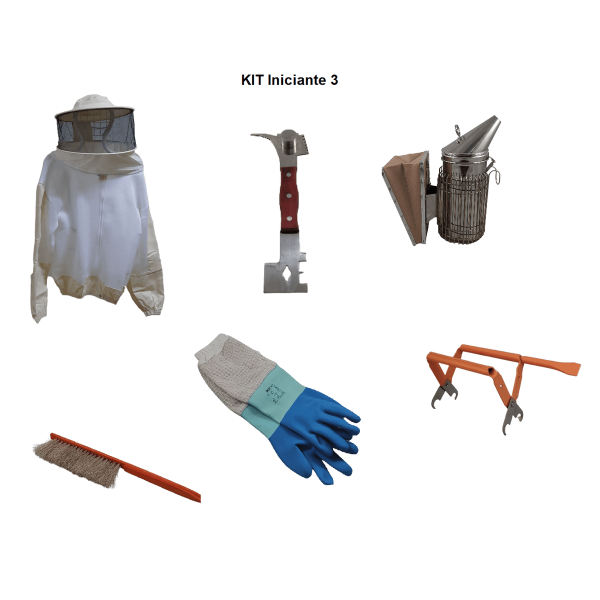 Kit de Iniciação à Apicultura com Casaco Ventilado – 6 Peças