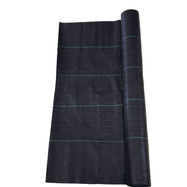 Malha Anti-Ervas Negra – Rolo de 1 × 50 m