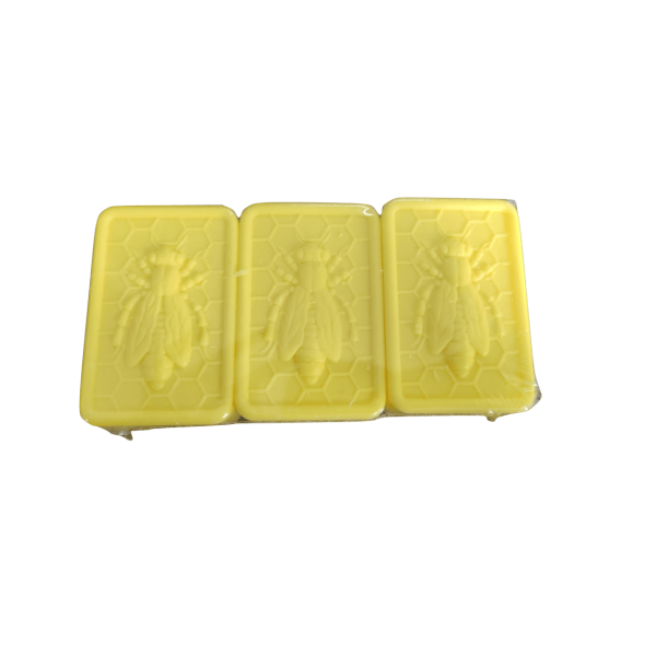 Sabonetes com Abelha em Relevo – Conjunto de 3 × 100 g